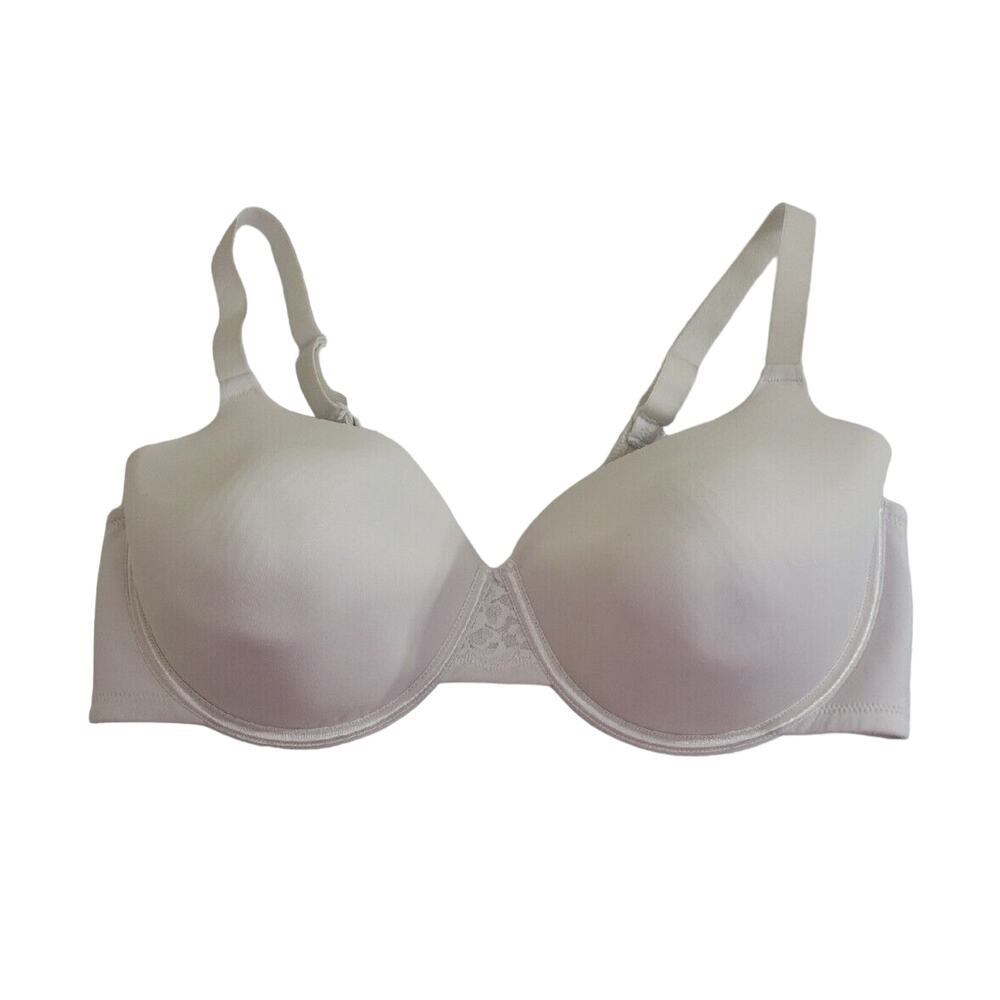 Vanity Fair Radiant White Lightly Lined Smoothing Underwire‎ T-Shirt Bra SZ 42DD